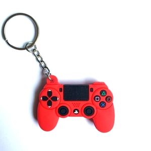 PS Keychain Controller Red Key Ring Playstation Console Nwot Video Games